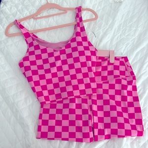 Pink Lilly Matching Workout Set